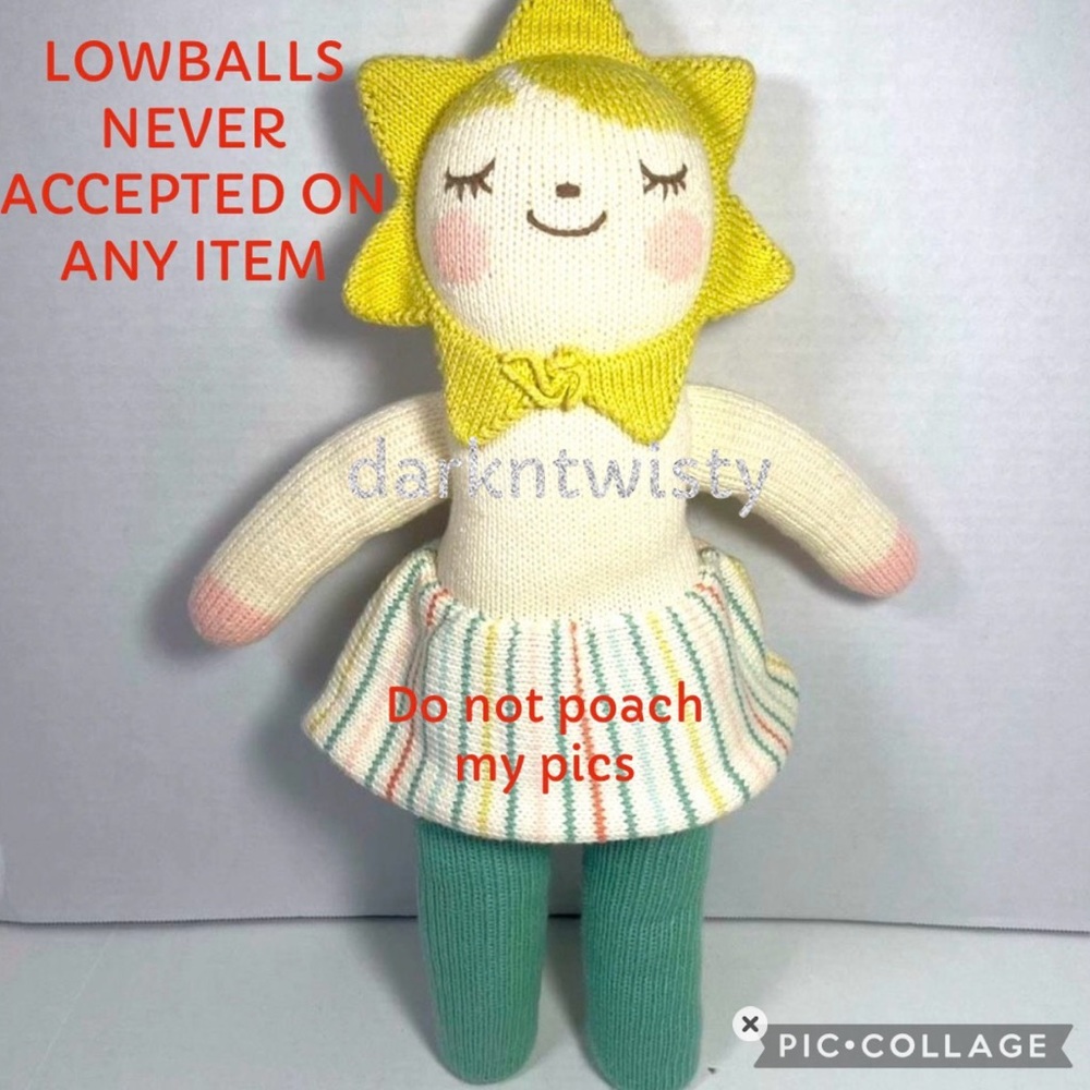 Blabla Nova the New Star Knit Doll Excellent! Approx 18” $78